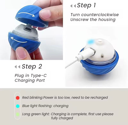 Smart Interactive Moving Pet Ball