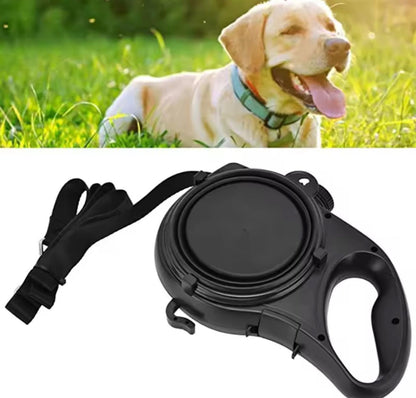 3-in-1 Dog Leash with Water Bottle & Waste Bags