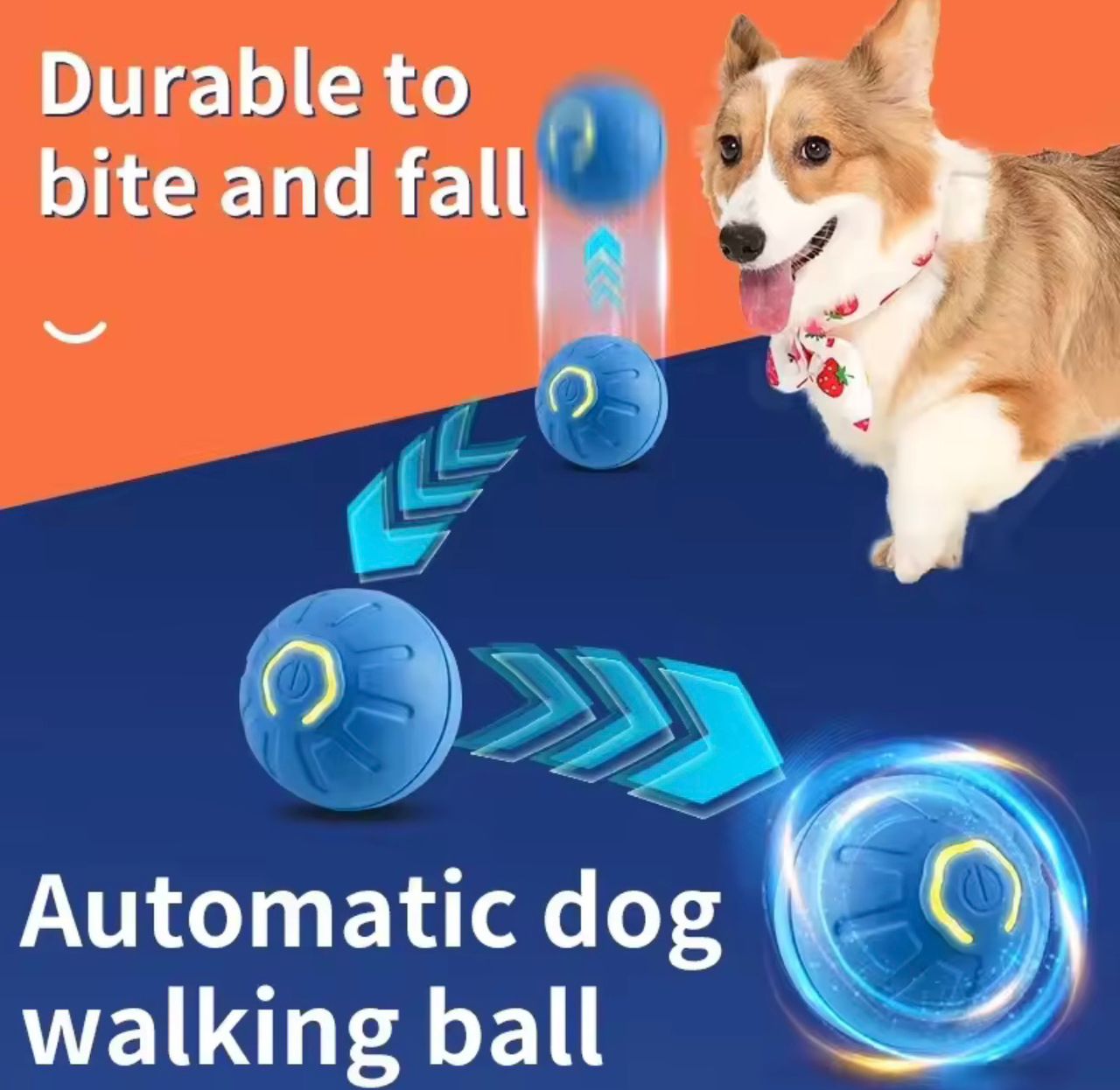 Smart Interactive Moving Pet Ball