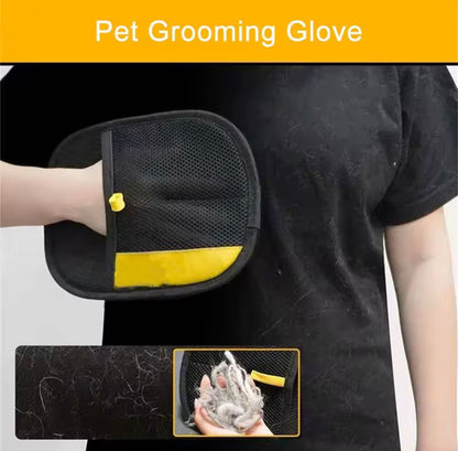 Double-Sided Pet Grooming & Hair Removal Gloves