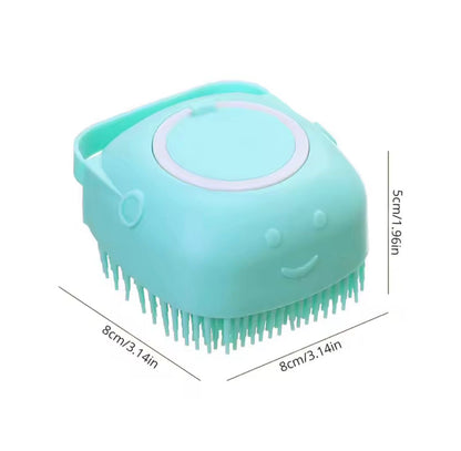 Pet Bath & Massage Silicone Brush