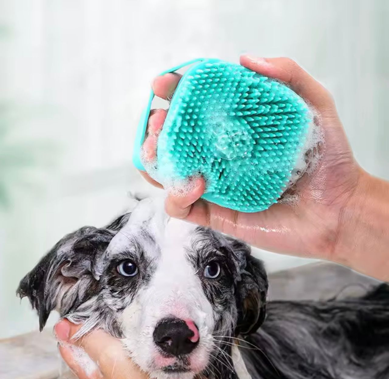 Pet Bath & Massage Silicone Brush