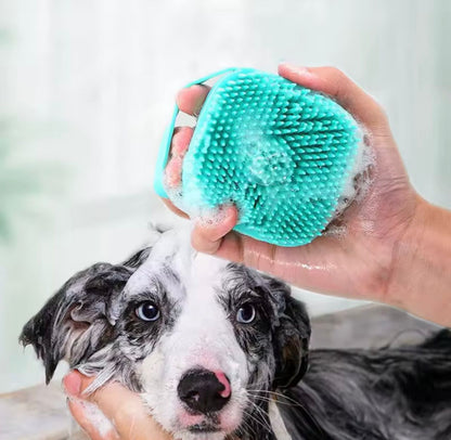 Pet Bath & Massage Silicone Brush
