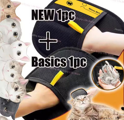 Double-Sided Pet Grooming & Hair Removal Gloves